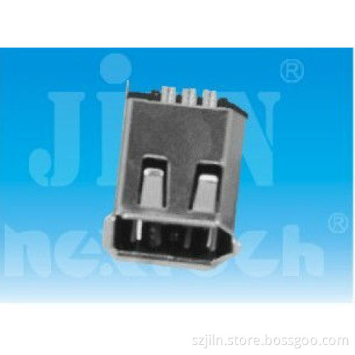 female solder type 6p usb